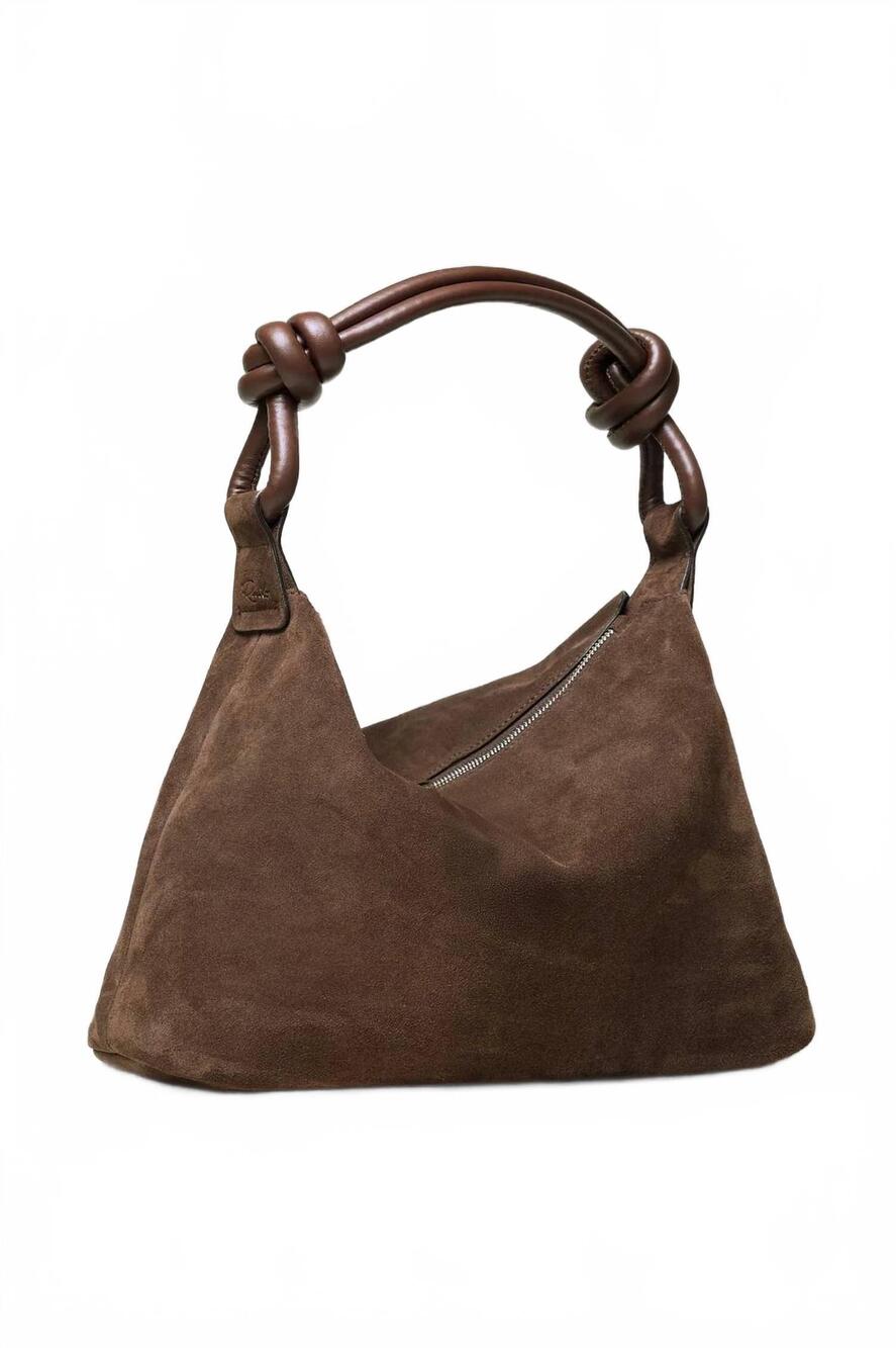 NEW RAILS women's the siena slouchy hobo bag in espresso suede